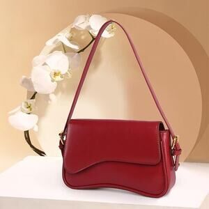 Women’s PU Leather Crossbody Shoulder Bag Small Handbag Purse Adjustable Strap
